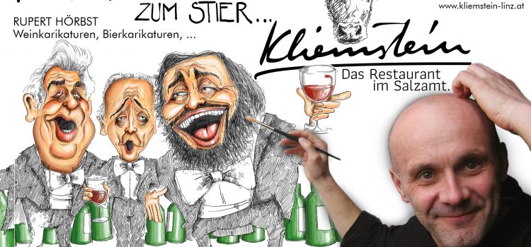 Rupert Hörbst: Gleich drei Ausstellungen mit seinen Karikaturen!