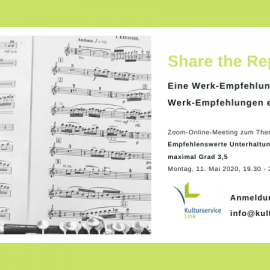Share the Repertoire – Online-Pilot-Aktion Share the Repertoire – Online-Pilot-Aktion