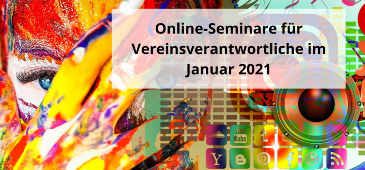 Online-Seminare für Vereinsverantwortliche im Januar 2021