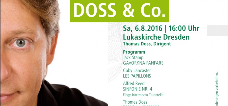 Thomas Doss arbeitet mit der Jungen Bläserphilharmonie Sachsen