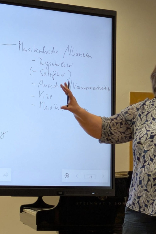 Bozen - Vortrag Derdie Dirigentin als Schlüsselfigur eines erfolgreichen Blasorchesters