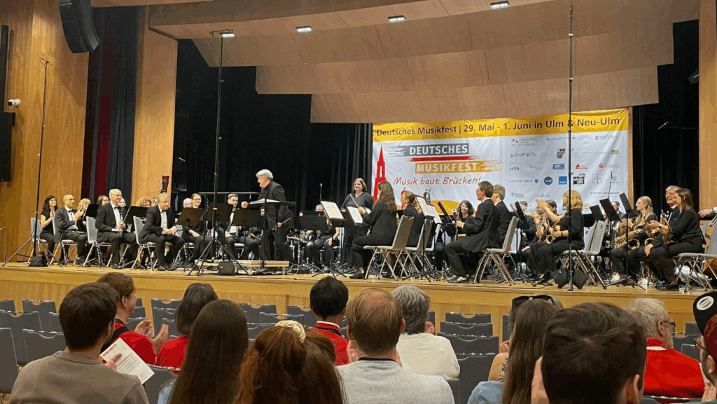 Mit dem Freiburger Blasorchester beim Deutschen Musikfest - 2. Platz im Wettbewerb der Höchstklasse